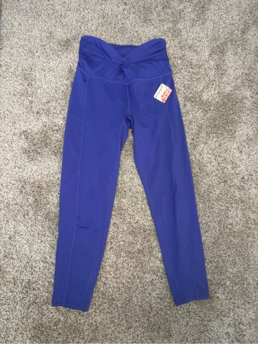 Free People Movement Breathe Deeper Moroccan Blue Leggings